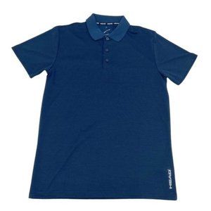 Head Polo Shirt Navy Size Small